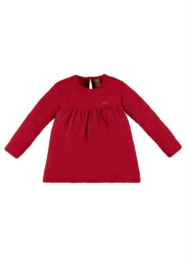 Up Baby - Bata Infantil Menina Meia Malha Vermelho