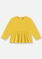 Up Baby - Bata Manga Longa Infantil Menina Rosa - variação: Amarelo