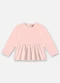 Up Baby - Bata Manga Longa Infantil Menina Rosa - variação: Rosa