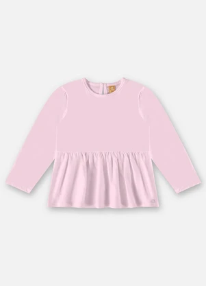 Up Baby - Bata Manga Longa Infantil Menina Roxo - UP BABY