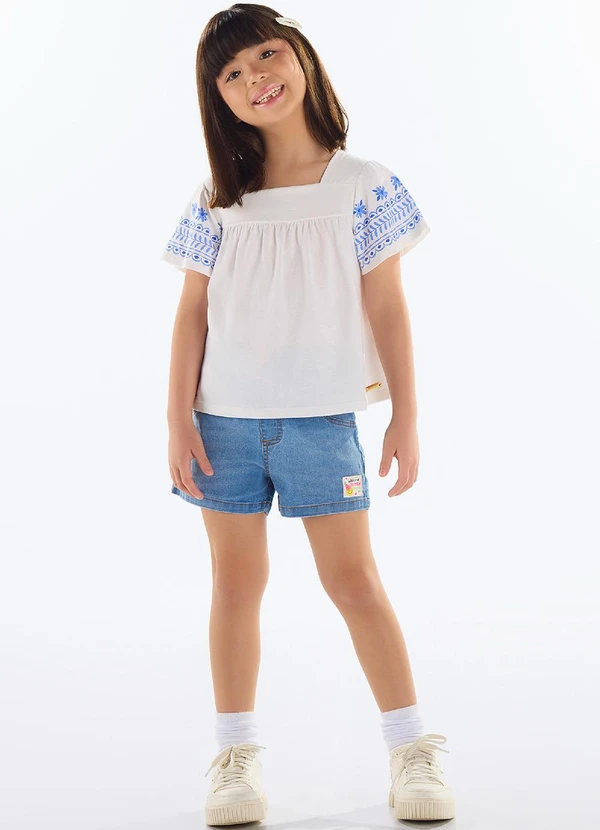 Quimby - Bata Meia Malha Menina Bege 2