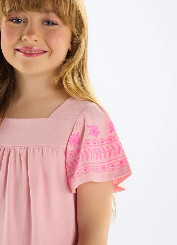 Quimby - Bata Meia Malha Menina Rosa 3