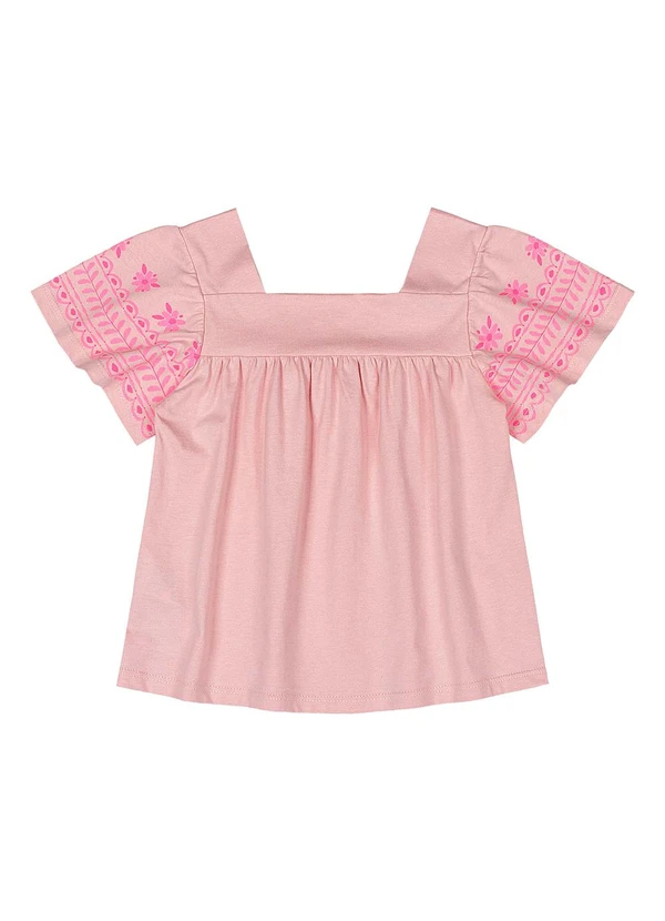 Quimby - Bata Meia Malha Menina Rosa 5