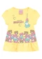 Duduka - Blusa Infantil Menina Rosa - variação: Amarelo