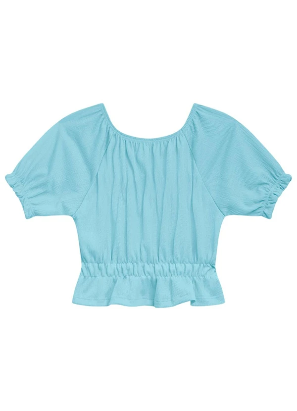 Duduka - Blusa Infantil Menina Azul