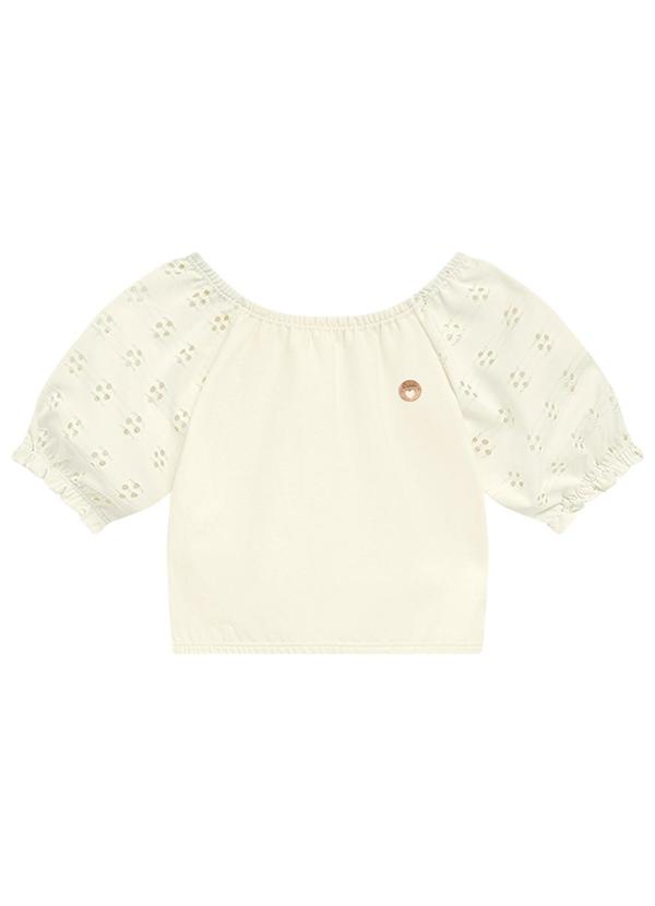 Duduka - Blusa Infantil Menina Bege 3