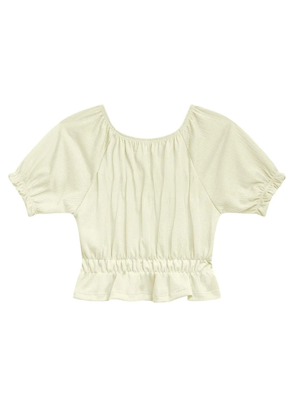 Duduka - Blusa Infantil Menina Bege 3