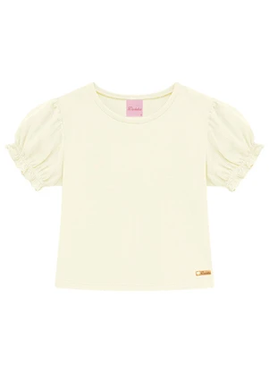 Duduka - Blusa Infantil Menina Branco - DUDUKA