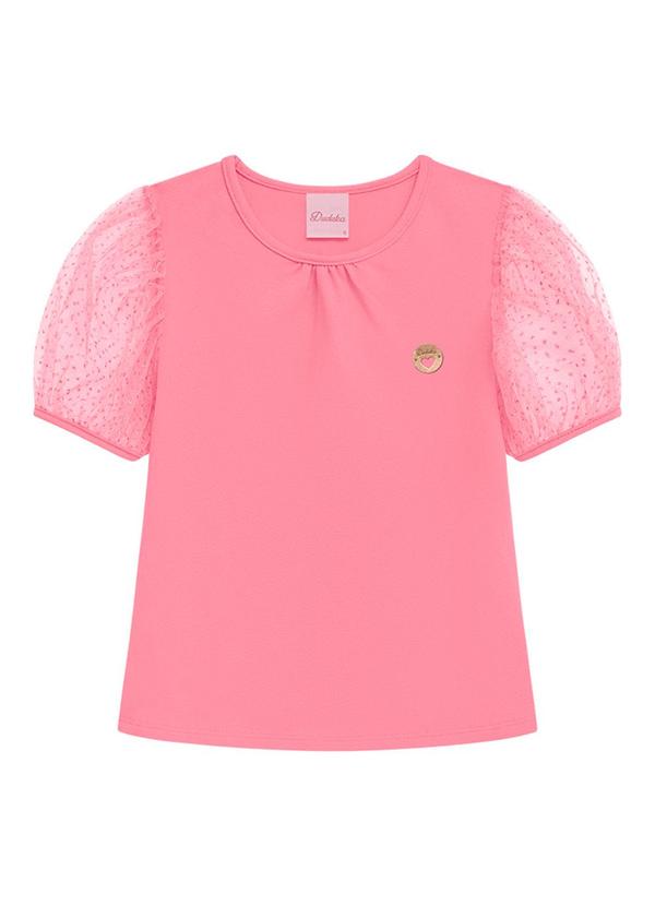 Duduka - Blusa Infantil Menina Rosa