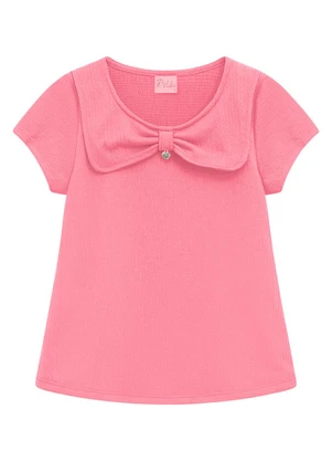 Duduka - Blusa Infantil Menina Rosa - DUDUKA