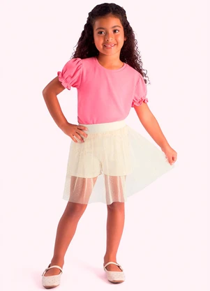 Duduka - Blusa Infantil Menina Rosa - DUDUKA