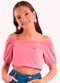 Duduka - Blusa Infantil Menina Rosa - variação: Rosa