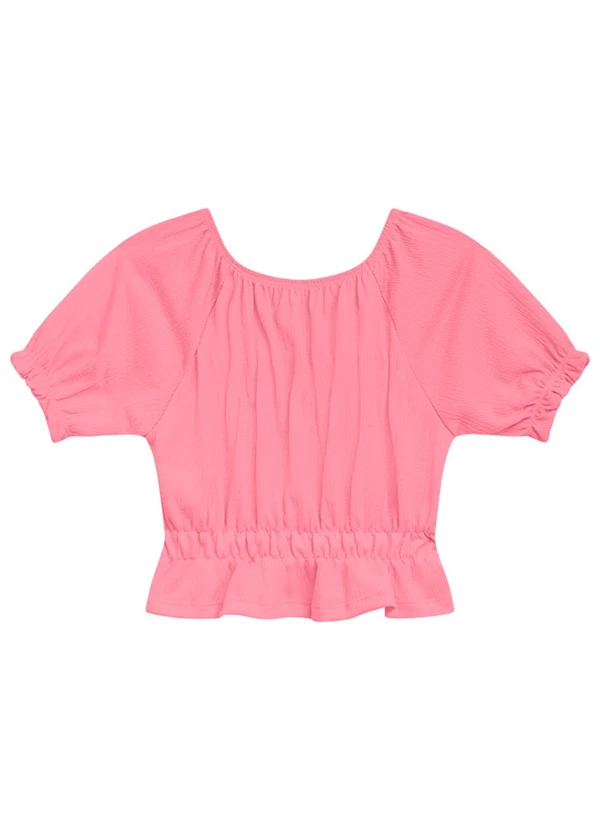 Duduka - Blusa Infantil Menina Rosa