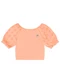 Duduka - Blusa Infantil Menina Salmão - variação: Salmão