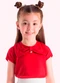 Duduka - Blusa Infantil Menina Rosa - variação: Vermelha