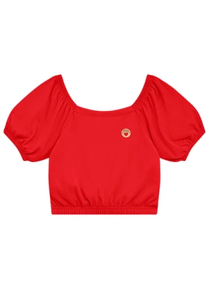 Duduka - Blusa Infantil Menina Vermelha - DUDUKA