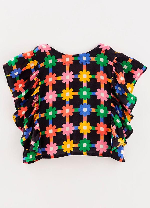 Fábula - Blusa Ceramica Preto
