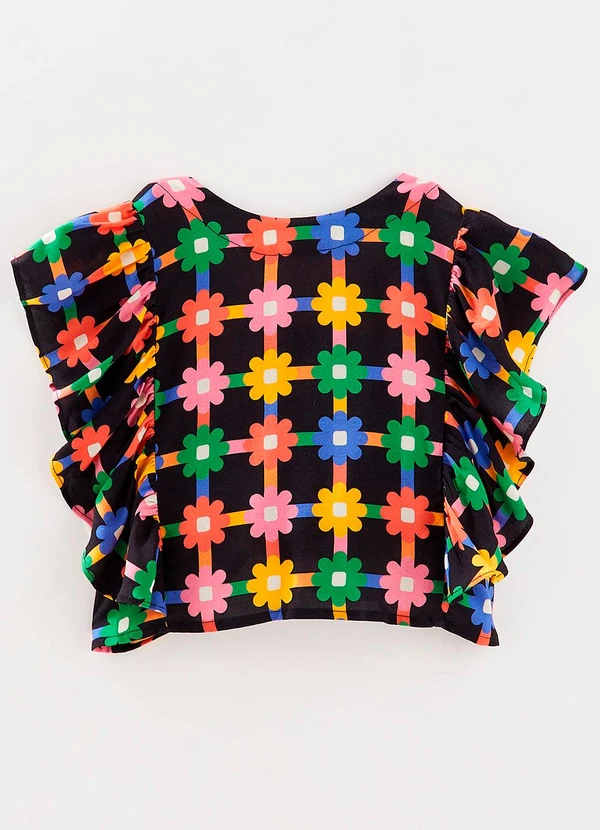 Fábula - Blusa Ceramica Preto