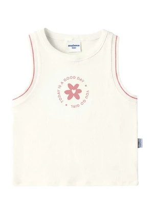 Malwee Kids - Blusa Cropped Canelada Today Is a Good Off White - MALWEE KIDS