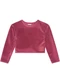 Carinhoso - Blusa Cropped em Cotelê Menina Rosa - variação: Rosa