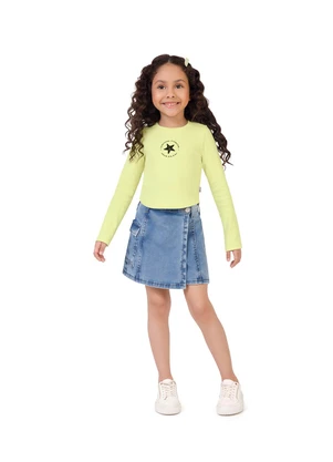 Malwee Kids - Blusa Cropped Fabulous Amarelo - MALWEE KIDS