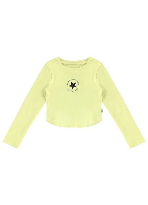Malwee Kids - Blusa Cropped Fabulous Amarelo 2