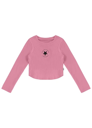 Malwee Kids - Blusa Cropped Fabulous MeninaRosa - MALWEE KIDS