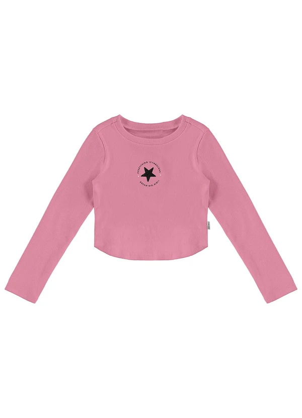 Malwee Kids - Blusa Cropped Fabulous MeninaRosa