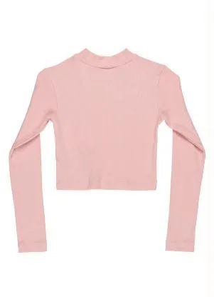 Gloss - Blusa Cropped Juvenil Menina Rosa - GLOSS