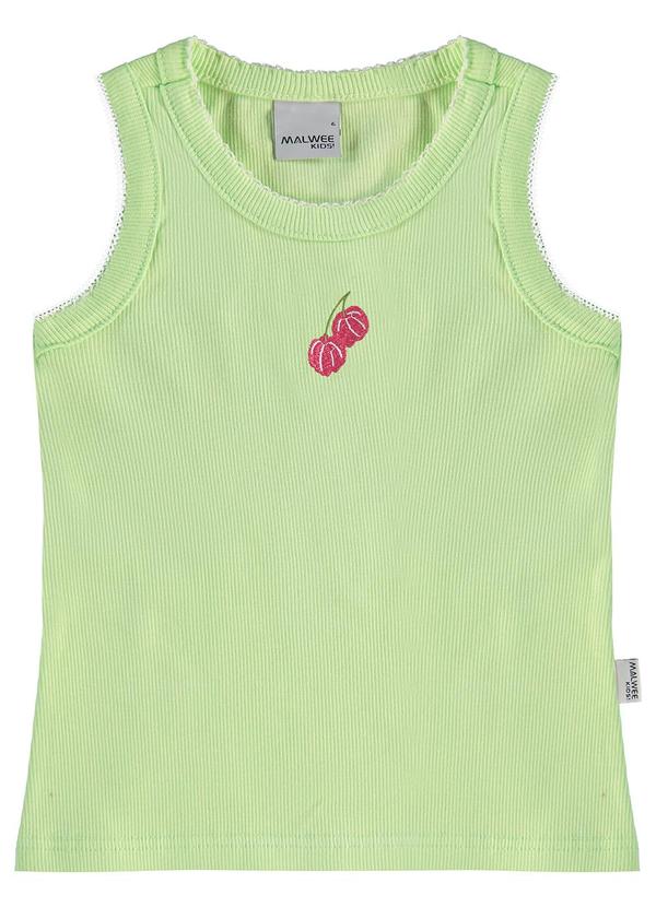 Malwee Kids - Blusa Cropped Pitanga Verde Claro