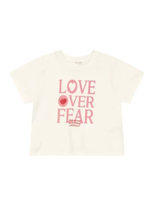 Brandili - Blusa Cropped Teen Menina com Glitter Bege - BRANDILI