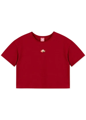 Lilica Ripilica - Blusa Cropped Vermelho - LILICA RIPILICA