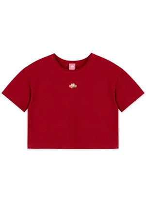 Lilica Ripilica - Blusa Cropped Vermelho - LILICA RIPILICA