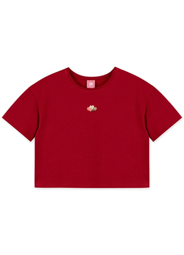 Lilica Ripilica - Blusa Cropped Vermelho