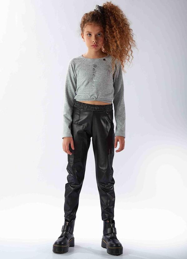 Menina Anjo - Blusa Feminino Cinza 3