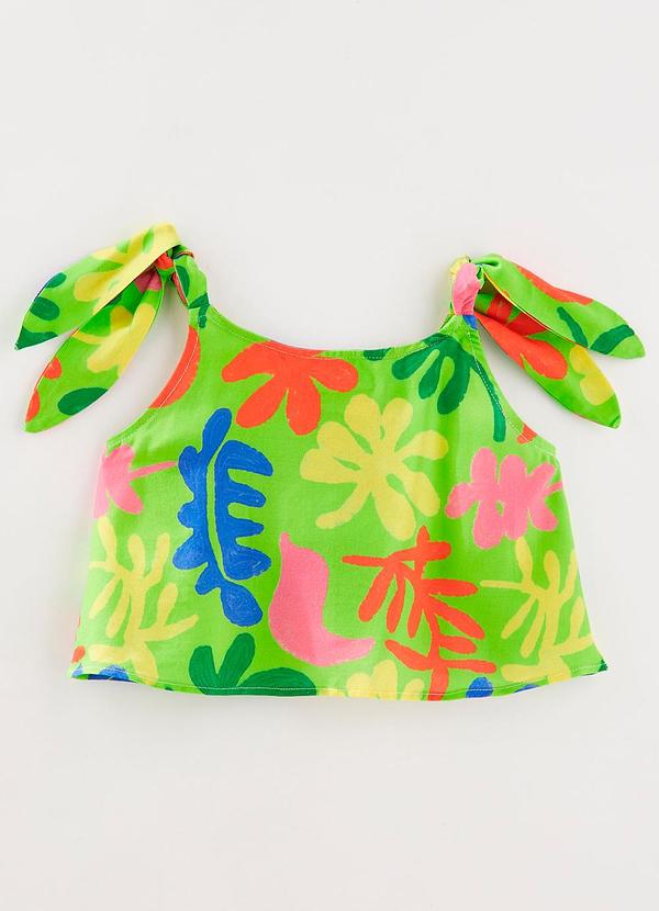 Fábula - Blusa Folheira Verde