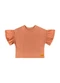 Quimby - Cropped Básico Infantil para Menina Laranja - variação: Laranja