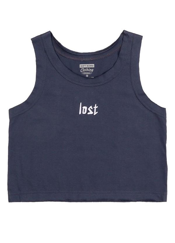 Soft Bonni - Cropped Cinza