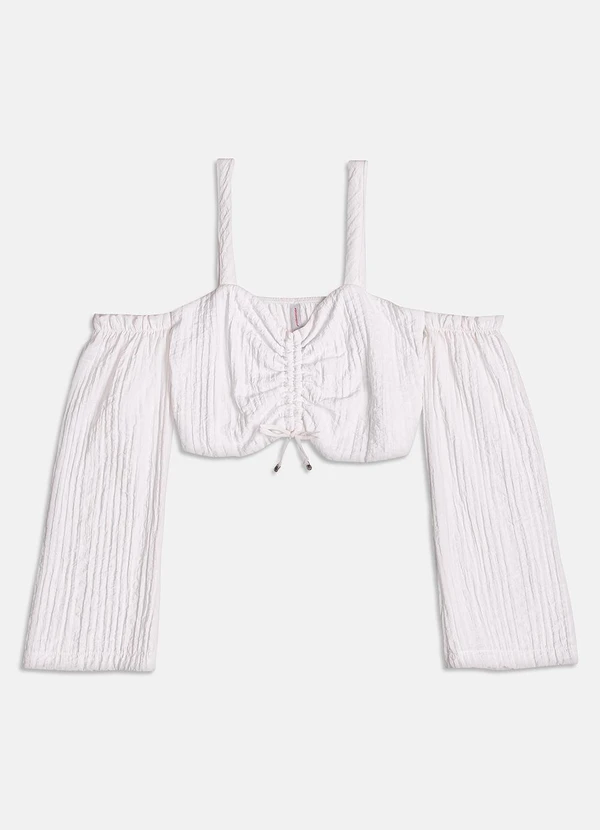 I Am - Cropped com Manga Off White Off White 3