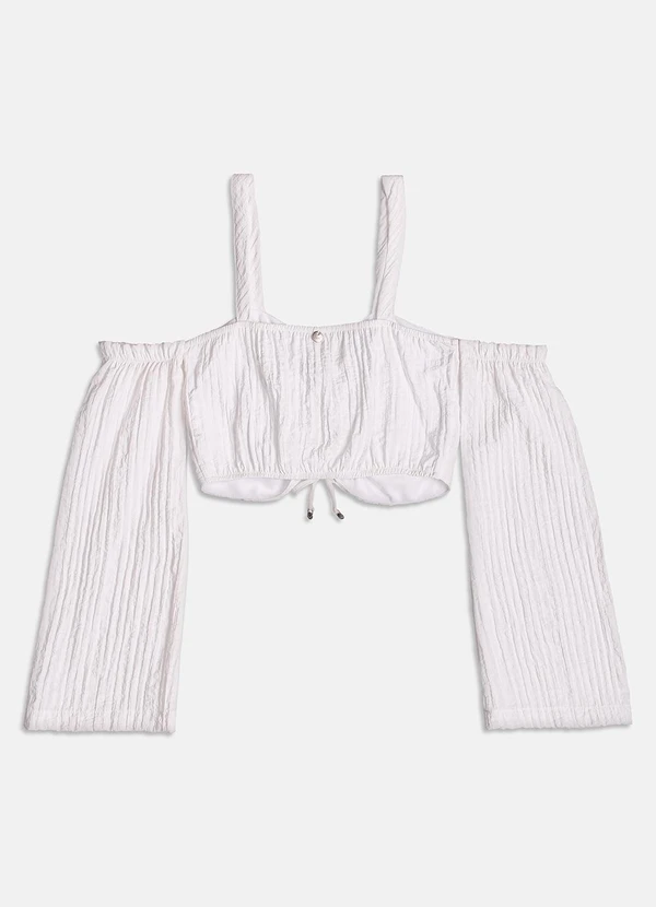 I Am - Cropped com Manga Off White Off White 4