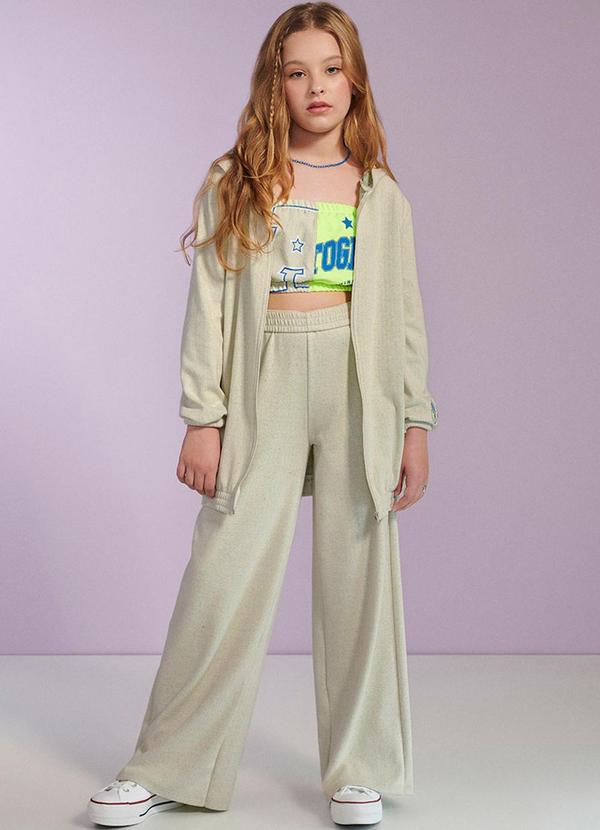 I Am - Cropped de Moletom Neon Cinza 2