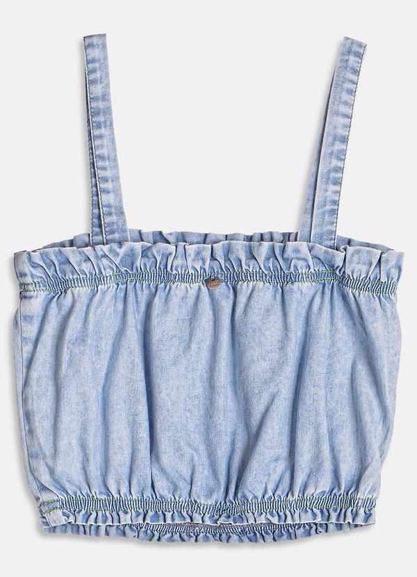 I Am - Cropped Jeans Claro Azul 3