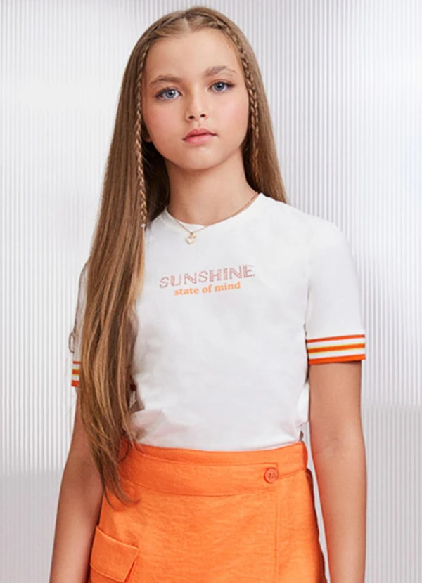 I Am - Cropped Off Sunshine Off White