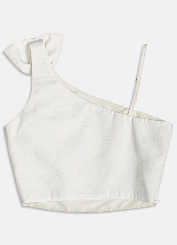 I Am - Cropped Off White com Maxi Laço Off White 4