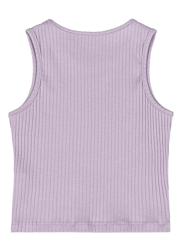 Quimby - Cropped Ribana Canelada Menina Roxo 2