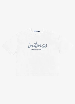 Minty - T- Shirt Bordada Feminina Branco - MINTY
