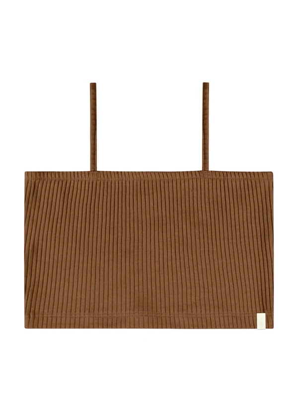 Gloss - Top Básico Juvenil Marrom 3