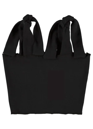 Gloss - Top Cropped Básico Juvenil em Ribana Preto - GLOSS