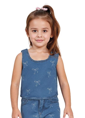Fkn Play Denim - Top Cropped Jeans Medio - FKN PLAY DENIM