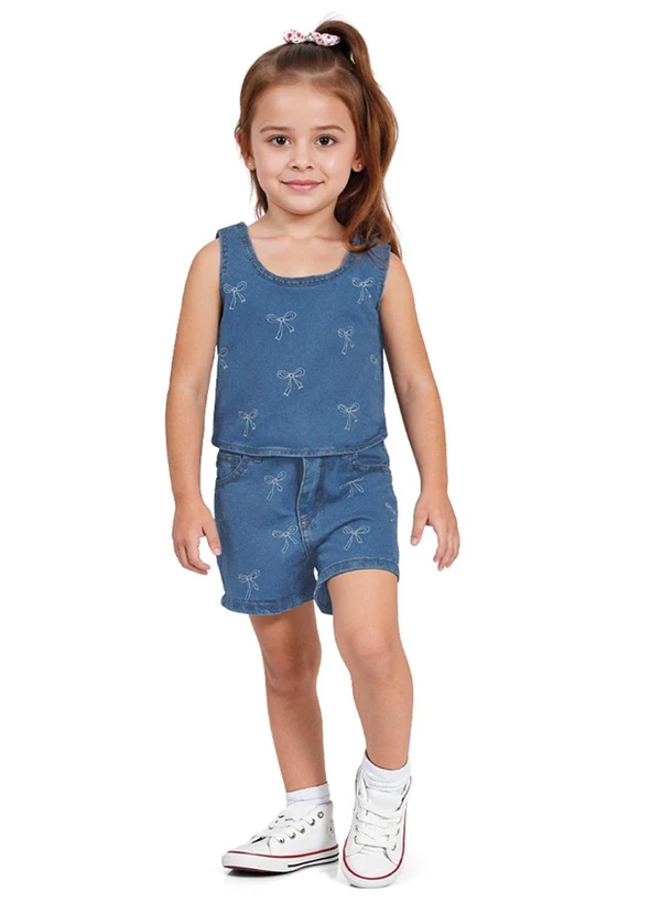 Fkn Play Denim - Top Cropped Jeans Medio